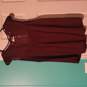 Maroon blouse  sleeveless